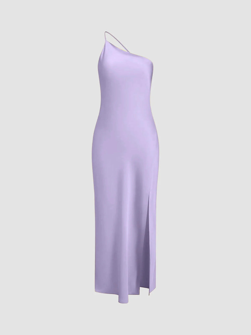 Open Back Satin Maxi Dress