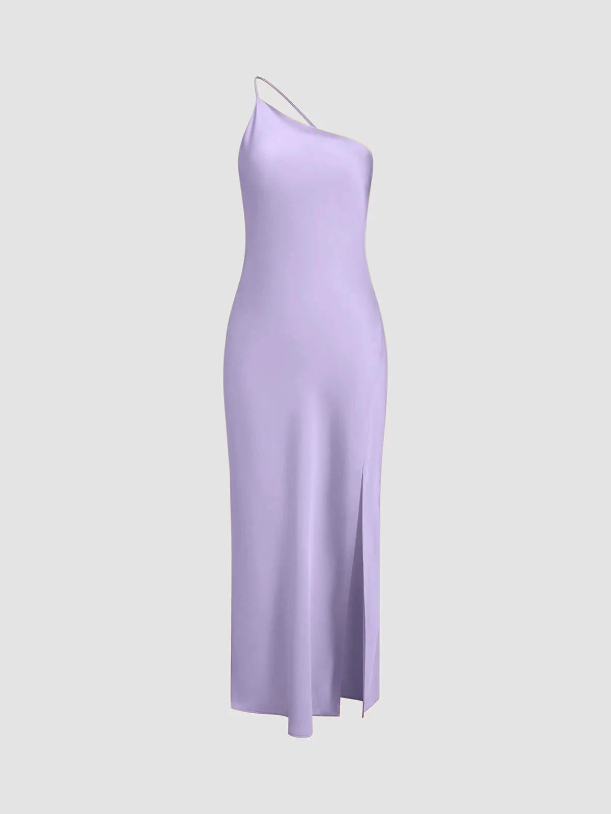 Open Back Satin Maxi Dress